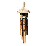 Hibiscus Bamboo Wood Chime Handmade