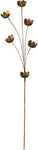 55" Lily Cup Chimes Decorative Garden Stake